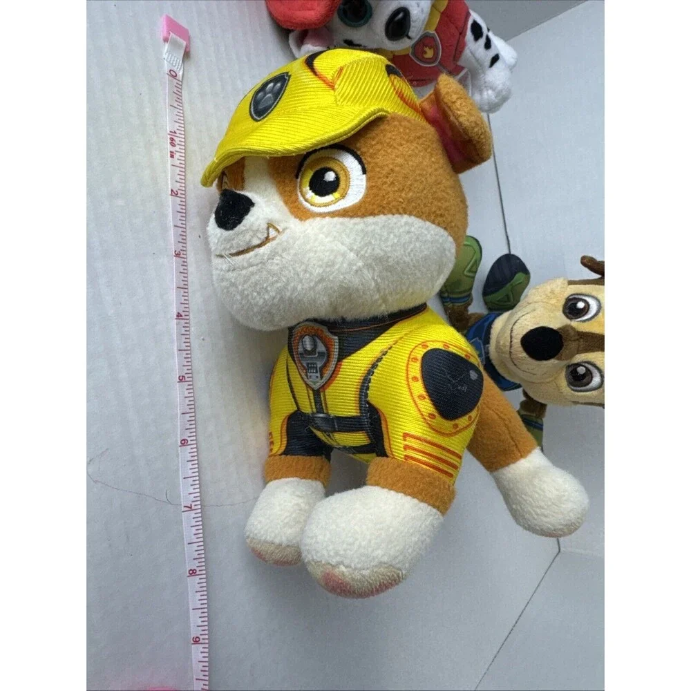 Paw Patrol Plush‎ TY Marshall Chase Rubble Lot Of 4